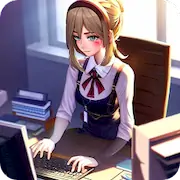 Скачать Anime Games: Office Girl Sim [Взлом Много монет и МОД Меню] версия 0.3.1 на Андроид