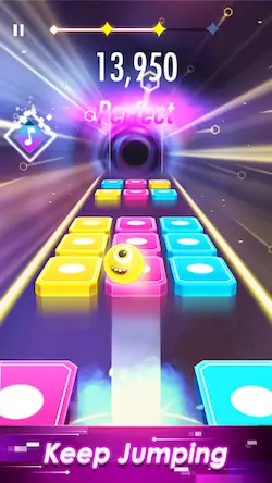 Скачать Magic Tiles Hop: EDM Rush Ball [Взлом Бесконечные монеты и МОД Меню] версия 0.1.7 на Андроид