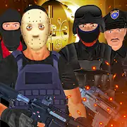 Скачать Justice Rivals 3 Cops&Robbers [Взлом Много монет и МОД Меню] версия 2.8.5 на Андроид