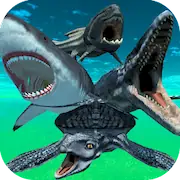 Скачать Dino Battle Arena Jurassic Sea [Взлом на монеты и МОД Меню] версия 1.5.8 на Андроид