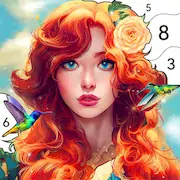 Скачать Girls Paint by Number Coloring [Взлом Много монет и МОД Меню] версия 2.2.1 на Андроид