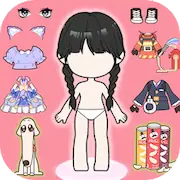 Скачать Vlinder Doll: Dress up games [Взлом Много монет и МОД Меню] версия 2.7.5 на Андроид