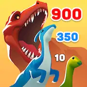 Скачать Merge Dinosaur Evolution [Взлом на деньги и МОД Меню] версия 1.5.9 на Андроид