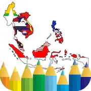 Скачать coloring southeast asia flag [Взлом на монеты и МОД Меню] версия 1.8.4 на Андроид