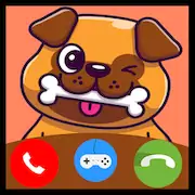 Скачать Fake Call Dog Game - Prank Cal [Взлом Много денег и МОД Меню] версия 0.2.8 на Андроид