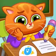 Скачать Bubbu School (котик бубу) [Взлом Много монет и МОД Меню] версия 1.9.3 на Андроид