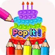 Скачать Pop It Fun Coloring Game [Взлом Много денег и МОД Меню] версия 2.2.2 на Андроид