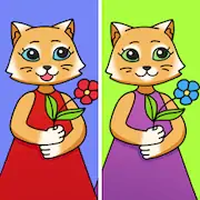 Скачать Найди отличия: Милые Котики [Взлом Бесконечные монеты  и МОД Меню] версия 2.3.9 на Андроид