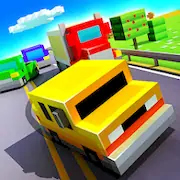 Скачать Blocky Highway: Traffic Racing [Взлом на монеты и МОД Меню] версия 2.1.6 на Андроид