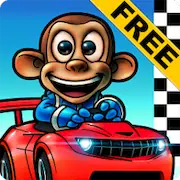 Скачать Monkey Racing Free [Взлом на деньги и МОД Меню] версия 1.8.5 на Андроид