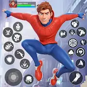 Скачать Spider Rope Hero: Gang War [Взлом Много монет и МОД Меню] версия 2.5.6 на Андроид