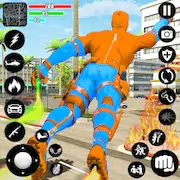 Скачать Super Rope Hero Game [Взлом Много монет и МОД Меню] версия 2.5.9 на Андроид