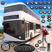 Скачать Coach Bus Driving Games 3D [Взлом Бесконечные деньги и МОД Меню] версия 2.4.1 на Андроид