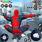Скачать Spider Rope Hero Man Game [Взлом на монеты и МОД Меню] версия 1.6.4 на Андроид