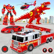 Скачать пожарная машина робот игра [Взлом Бесконечные монеты  и МОД Меню] версия 0.6.4 на Андроид