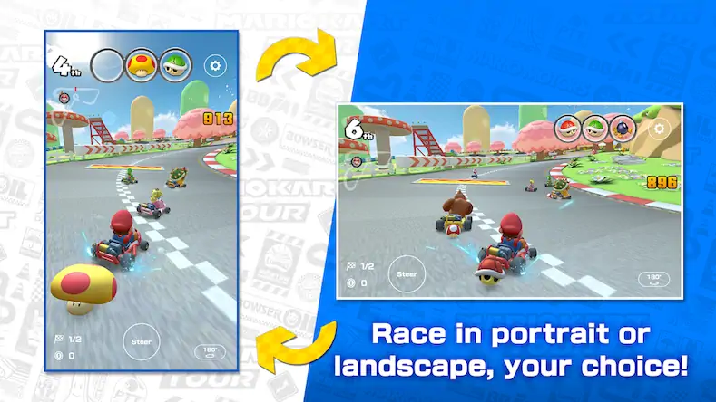 Скачать Mario Kart Tour [Взлом Бесконечные монеты и МОД Меню] версия 1.1.9 на Андроид