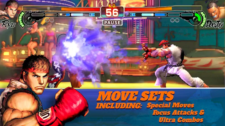 Скачать Street Fighter IV CE [Взлом Много монет и МОД Меню] версия 2.2.1 на Андроид