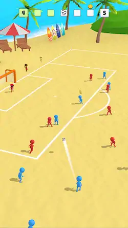 Скачать Super Goal - Стикмен Футбол [Взлом на монеты и МОД Меню] версия 2.4.7 на Андроид