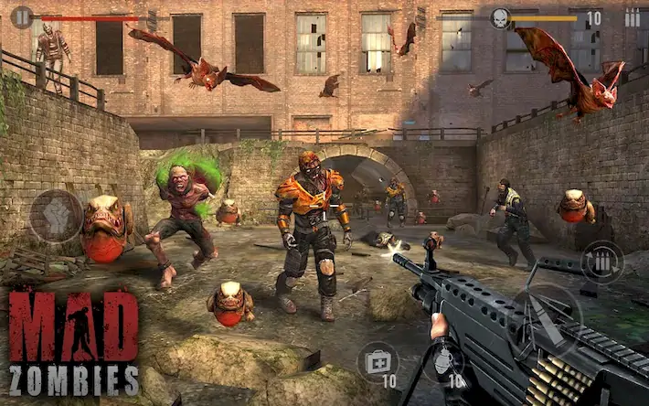 Скачать Зомби : Mad Zombies [Взлом Бесконечные монеты и МОД Меню] версия 0.2.1 на Андроид