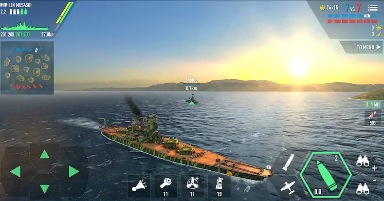 Скачать Battle of Warships: Online [Взлом на монеты и МОД Меню] версия 0.1.3 на Андроид