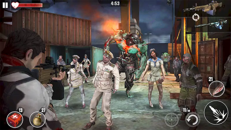 Скачать Zombie Hunter: Offline Games [Взлом Бесконечные монеты и МОД Меню] версия 1.3.8 на Андроид