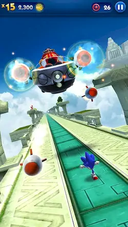 Скачать Sonic Prime Dash [Взлом Бесконечные деньги и МОД Меню] версия 1.4.5 на Андроид