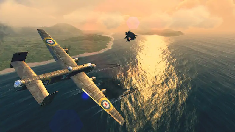 Скачать Warplanes: WW2 Dogfight [Взлом Много монет и МОД Меню] версия 1.4.2 на Андроид