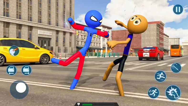 Скачать Spider Hero Stickman Rope Hero [Взлом Бесконечные монеты и МОД Меню] версия 0.6.6 на Андроид
