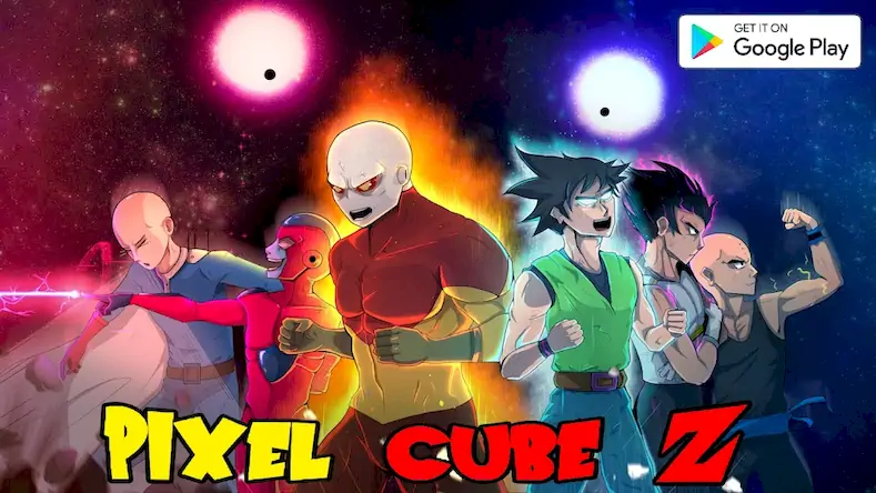 Скачать Pixel Cube Z Super Warriors [Взлом на деньги и МОД Меню] версия 0.8.7 на Андроид