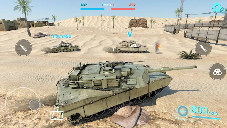 Скачать Tanks Battlefield: PvP Battle [Взлом на деньги и МОД Меню] версия 2.2.1 на Андроид