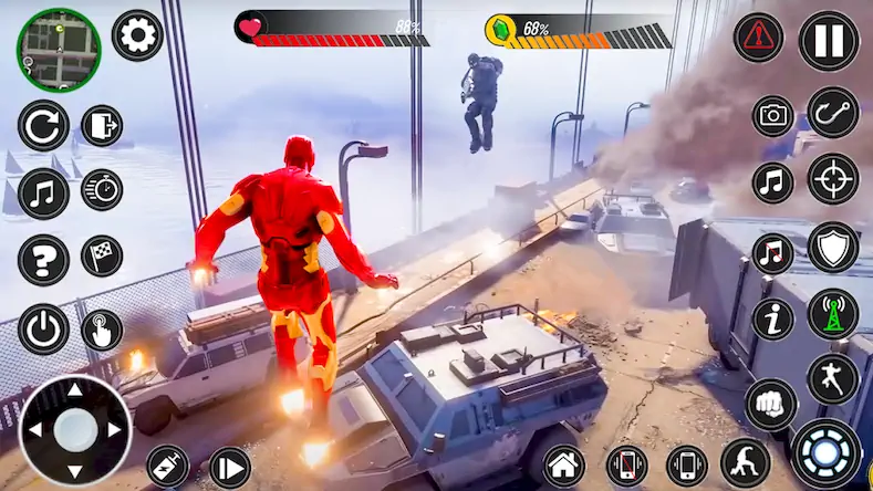 Скачать iron super hero city war fight [Взлом Бесконечные монеты и МОД Меню] версия 1.8.4 на Андроид