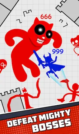 Скачать Stickman Survival: Mighty Wars [Взлом на монеты и МОД Меню] версия 2.4.1 на Андроид