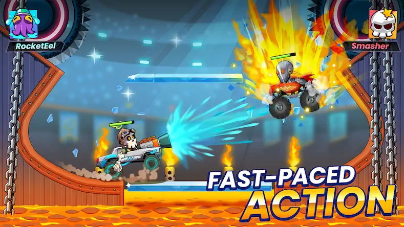 Скачать Smash Stars: Epic Car Battles! [Взлом на деньги и МОД Меню] версия 0.6.3 на Андроид