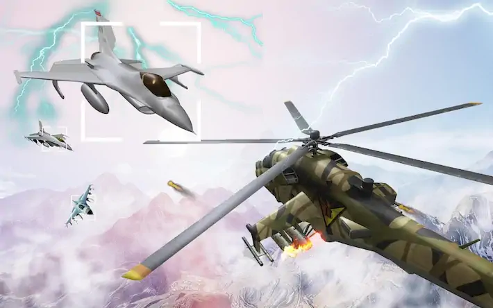 Скачать Боевой вертолет Воздушная атак [Взлом Много монет и МОД Меню] версия 0.7.6 на Андроид