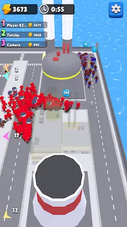 Скачать Crowd War: io survival games [Взлом Много монет и МОД Меню] версия 1.9.2 на Андроид