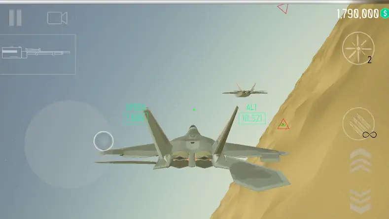 Скачать Air To Air: Jet Shooter [Взлом на деньги и МОД Меню] версия 1.3.1 на Андроид