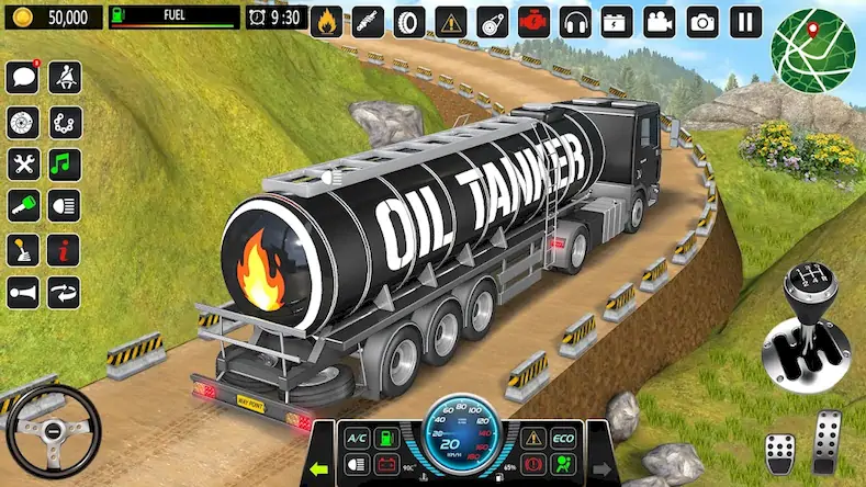 Скачать Игры вождение горного грузовик [Взлом Много монет и МОД Меню] версия 0.8.8 на Андроид