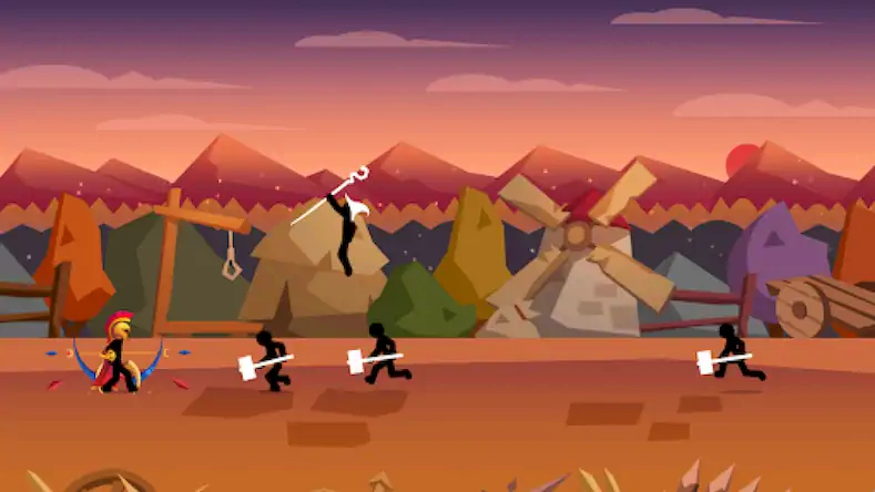 Скачать Stick Fight: Shadow Archer [Взлом Бесконечные монеты и МОД Меню] версия 0.6.8 на Андроид
