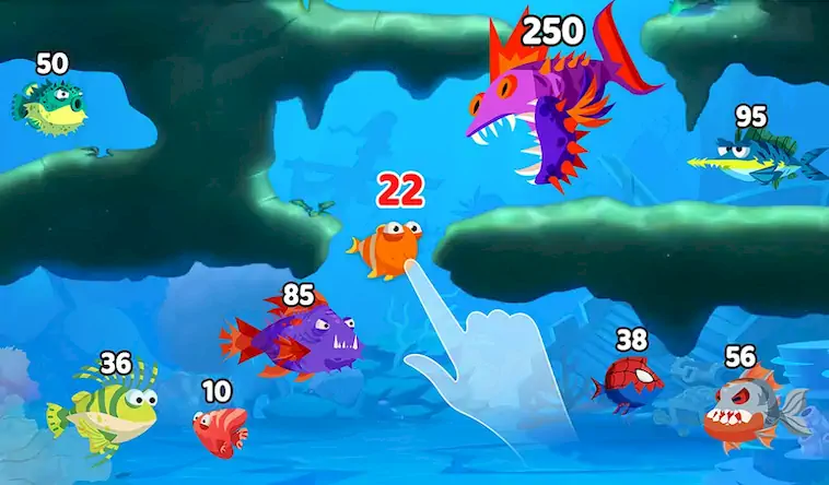 Скачать Fish Town IO: Mini Aquarium [Взлом на монеты и МОД Меню] версия 0.2.6 на Андроид