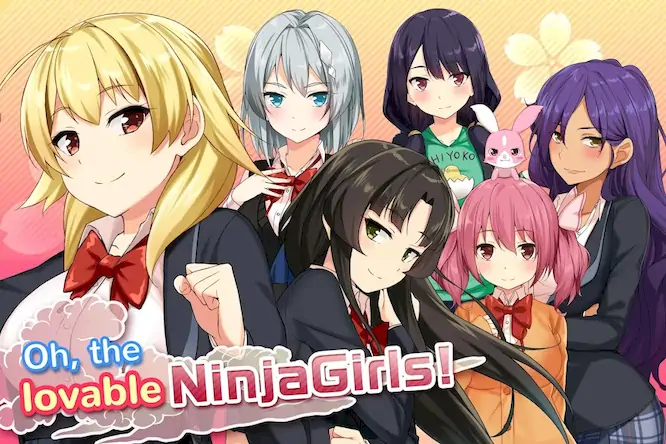 Скачать Moe! Ninja Girls/Sexy School [Взлом Много денег и МОД Меню] версия 1.6.2 на Андроид