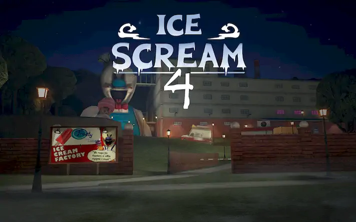 Скачать Ice Scream 4: Rod's Factory [Взлом Много монет и МОД Меню] версия 0.3.7 на Андроид