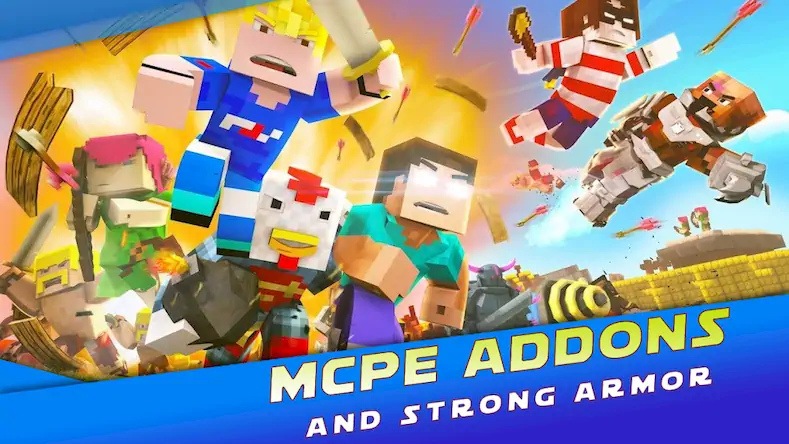 Скачать Mods for Minecraft PE by MCPE [Взлом Много монет и МОД Меню] версия 0.7.8 на Андроид