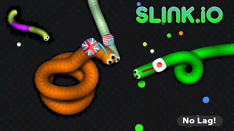 Скачать Slink.io - Игры со змеями [Взлом на деньги и МОД Меню] версия 0.9.2 на Андроид