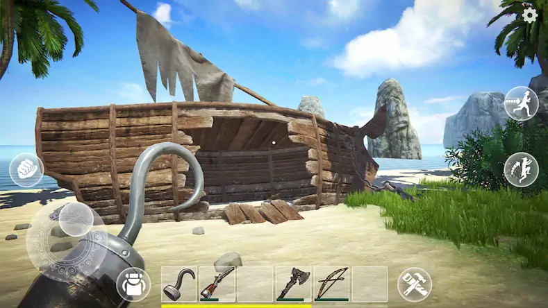 Скачать Last Pirate: Island Survival [Взлом Много монет и МОД Меню] версия 0.8.4 на Андроид