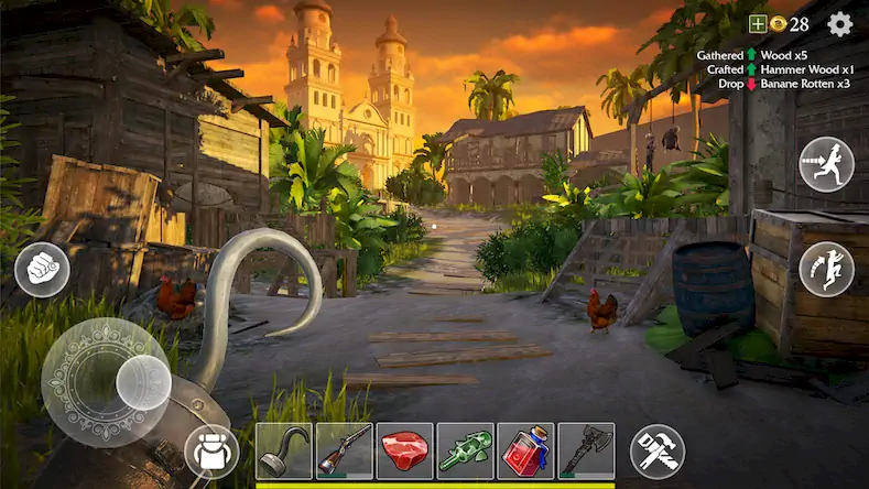 Скачать Last Pirate: Island Survival [Взлом Много монет и МОД Меню] версия 0.8.4 на Андроид