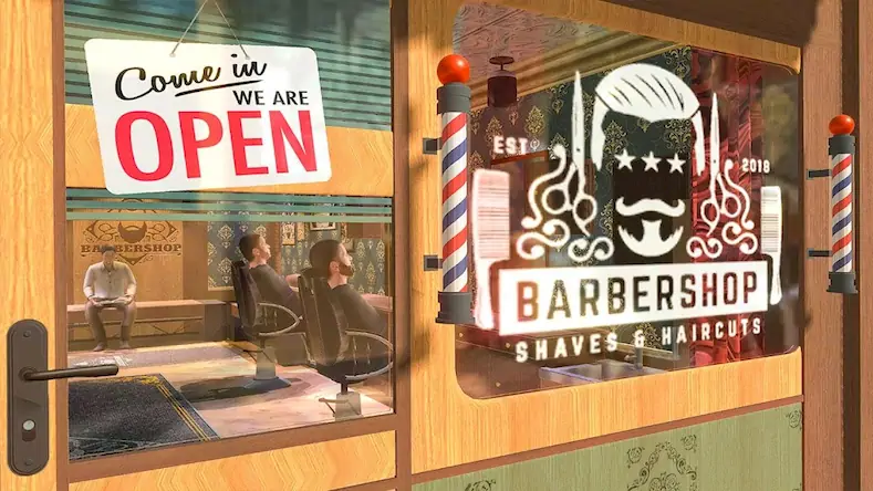 Скачать Barber Shop Hair Cut Salon 3D [Взлом Бесконечные монеты и МОД Меню] версия 1.9.5 на Андроид
