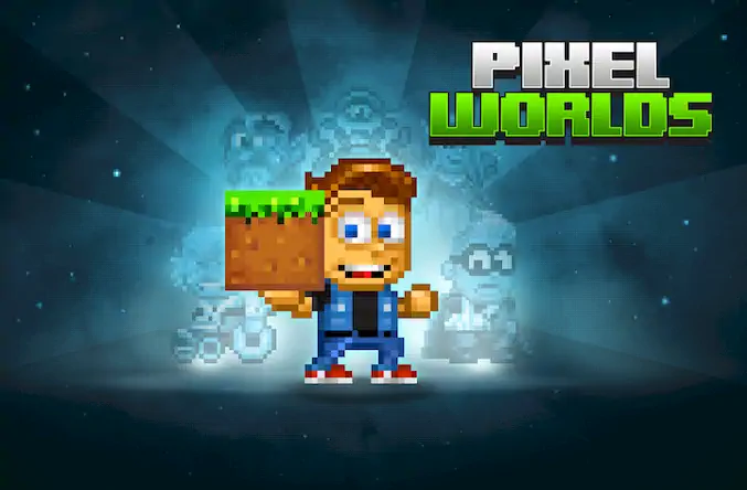 Скачать Pixel Worlds: MMO Sandbox [Взлом на деньги и МОД Меню] версия 0.1.1 на Андроид