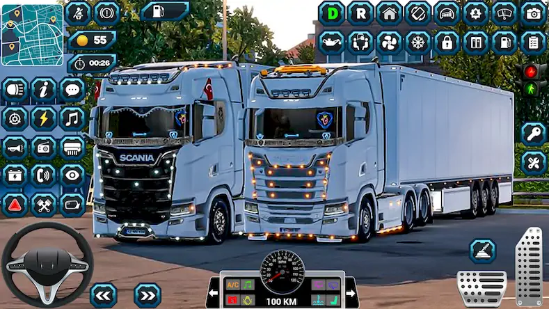 Скачать Truck Simulator Америка США [Взлом на монеты и МОД Меню] версия 1.7.9 на Андроид