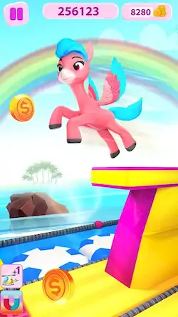 Скачать Unicorn Kingdom: Running Games [Взлом на монеты и МОД Меню] версия 2.4.6 на Андроид