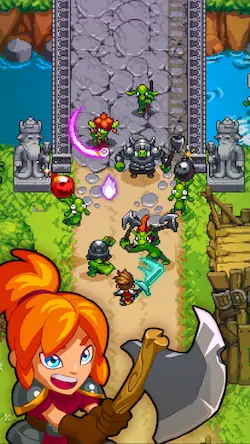 Скачать Dash Quest Heroes [Взлом Бесконечные деньги и МОД Меню] версия 0.1.3 на Андроид